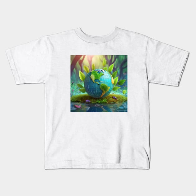 Earth Day April 22 Kids T-Shirt by FlorenceFashionstyle